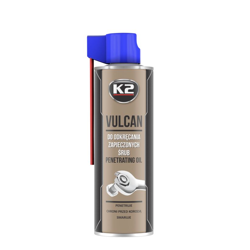 K2 Vulcan 500ml - Spray degripant si lubrifiant - W115 K2 Vulcan 500ml - Spray degripant si lubrifiant - Imagine produs K2 Auto Lubrifianți & Degripanți & Degresanti