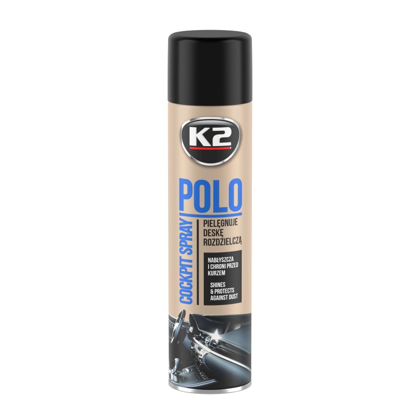 K2 Polo Cockpit 600ml - Spray protecție bord și plastic - K406 K2 Polo Cockpit 600ml - Spray protecție bord și plastic - Imagine produs K2 Auto Tapiterie & Bord