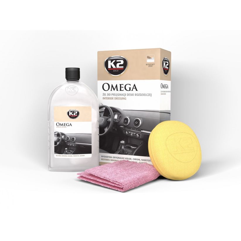 K2 Omega 500 ml - Solutie gel de îngrijire a bordului - G410 K2 Omega 500 ml - Solutie gel de îngrijire a bordului - Imagine produs K2 Auto Tapiterie & Bord