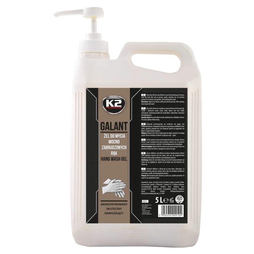 K2 Galant 5L - Pasta pentru spălarea mâinilor - W516 K2 Galant 5L - Pasta pentru spălarea mâinilor - Imagine produs K2 Auto Spumă & Detergent
