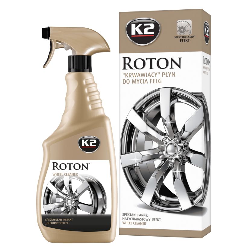 K2 Roton 700ml - Solutie curatat jante cu efect rosu - G167 K2 Roton 700ml - Solutie curatat jante cu efect rosu - Imagine produs K2 Auto Jante & Anvelope & Frane