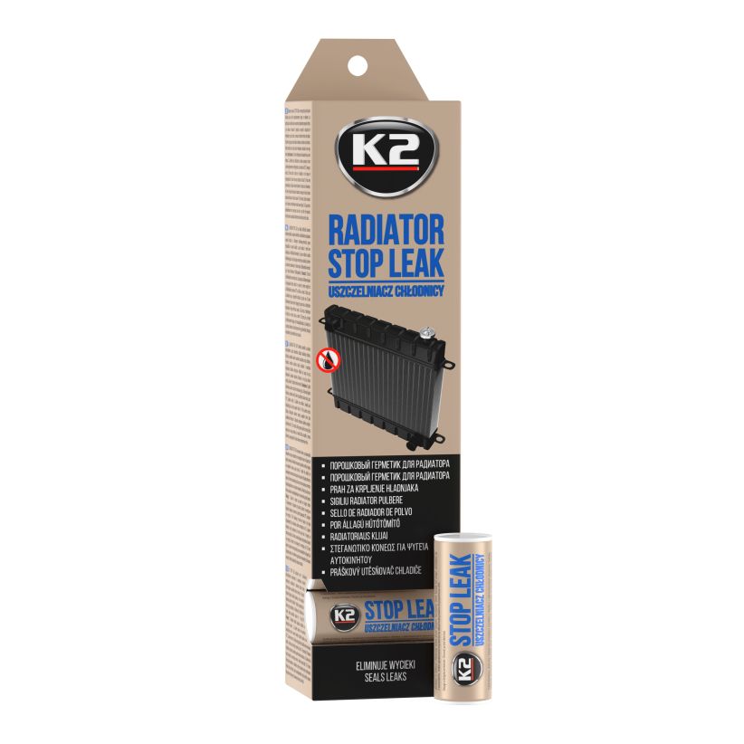 K2 Stop Leak 18,5gr - Etansant pentru scurgeri radiatoare - T230 K2 Stop Leak 18,5gr - Etansant pentru scurgeri radiatoare - Imagine produs K2 Auto Adezivi & Etanșări