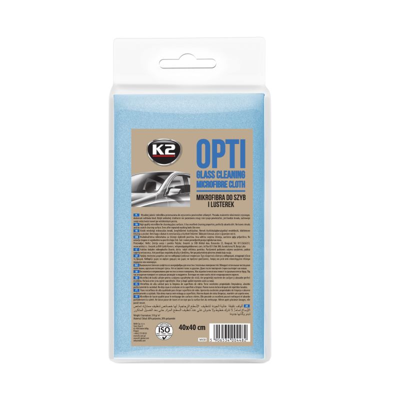 K2 Opti 40X40mm - Laveta microfibra curățare geamuri - M430 K2 Opti 40X40mm - Laveta microfibra curățare geamuri - Imagine produs K2 Auto Lavete & prosoape