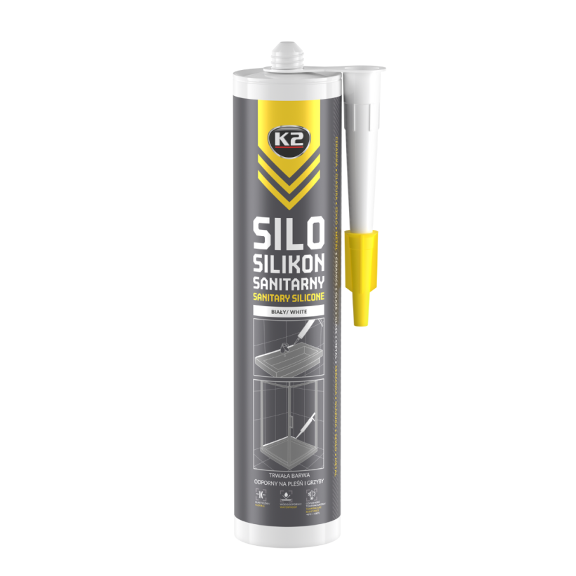K2 Silo - Silicon sanitar gri 300ml. - B264 K2 Silo - Silicon sanitar gri 300ml. - Imagine produs K2 Auto Adezivi & Etanșări