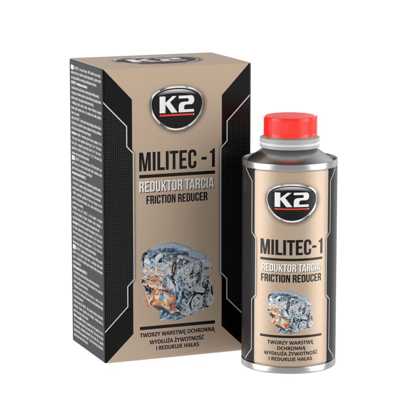 K2 Militec-1 250ml - Aditiv ulei de motor - T380 K2 Militec-1 250ml - Aditiv ulei de motor - Imagine produs K2 Auto Lubrifianți & Degripanți & Degresanti
