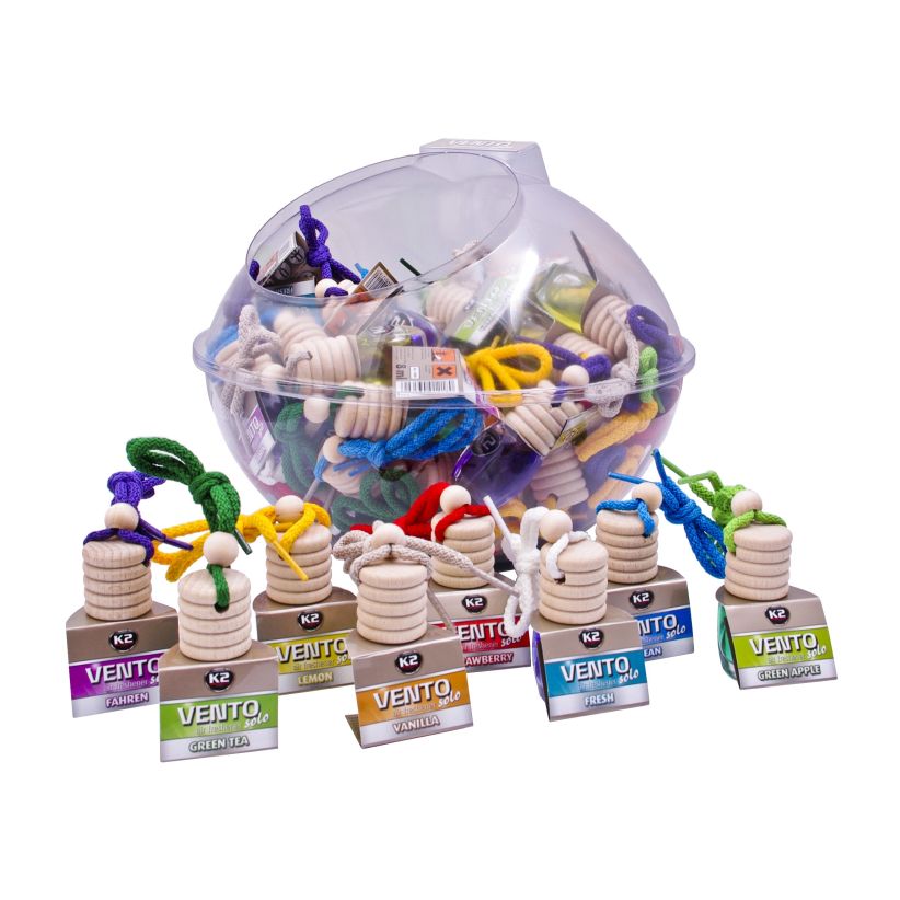 K2 VENTO SOLO Mix 8ml - Odorizant sticluta la bol 64 bucati - V400 K2 VENTO SOLO Mix 8ml - Odorizant sticluta la bol 64 bucati - Imagine produs K2 Auto Parfumuri & Climatizare & Odorizanti