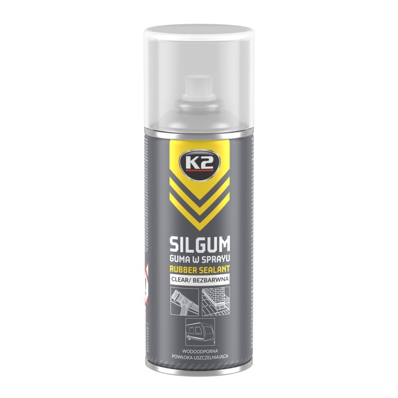 K2 SILGUM transparent 400ml - Spray vopsea cauciucata - B441 K2 SILGUM transparent 400ml - Spray vopsea cauciucata - Imagine produs K2 Auto Adezivi & Etanșări