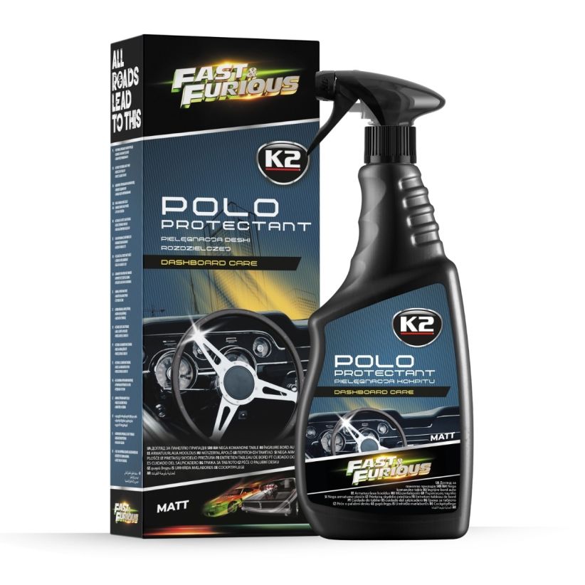 K2 Polo Protectant MATT- Protecție bord și plastic - FF417 K2 Polo Protectant MATT- Protecție bord și plastic - Imagine produs K2 Auto EDITIE LIMITATA FAST & FURIOUS