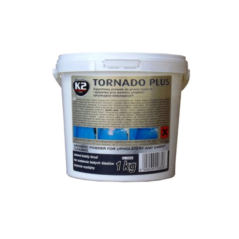 K2 Tornado 1kg - Detergent curatat textile - M886 K2 Tornado 1kg - Detergent curatat textile - Imagine produs K2 Auto Tapiterie & Bord & Coliere