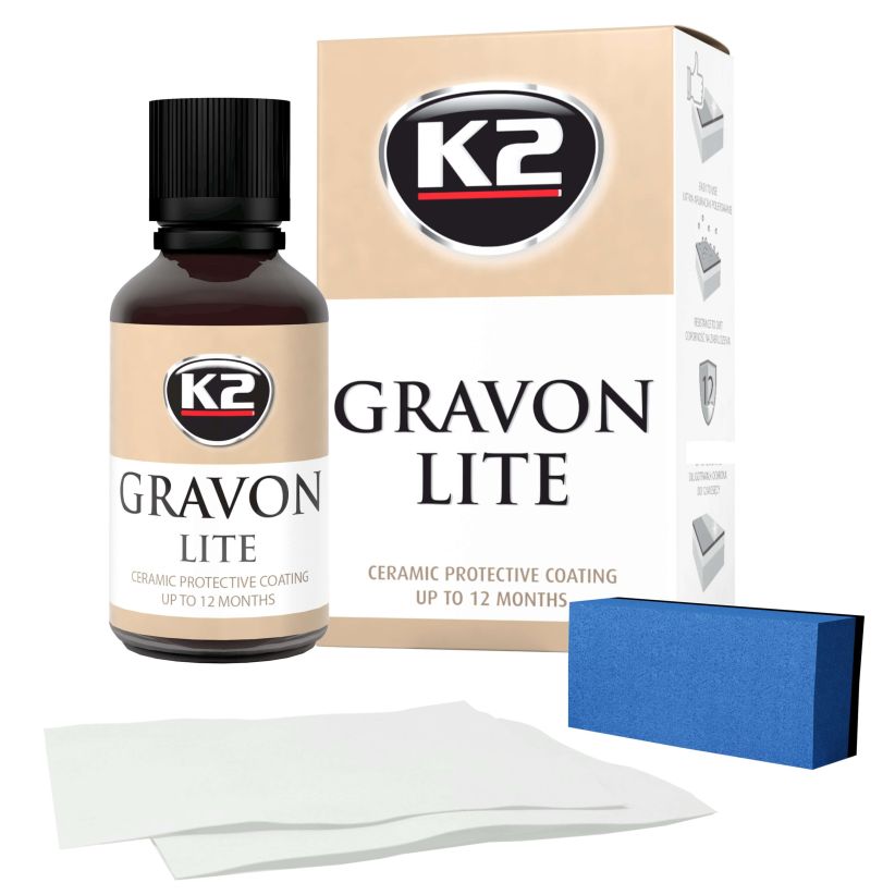 K2 GRAVON LITE 50ML - Protecție ceramică pentru vopsea - G033 K2 GRAVON LITE 50ML - Protecție ceramică pentru vopsea - Imagine produs K2 Auto Polish & Lustruire
