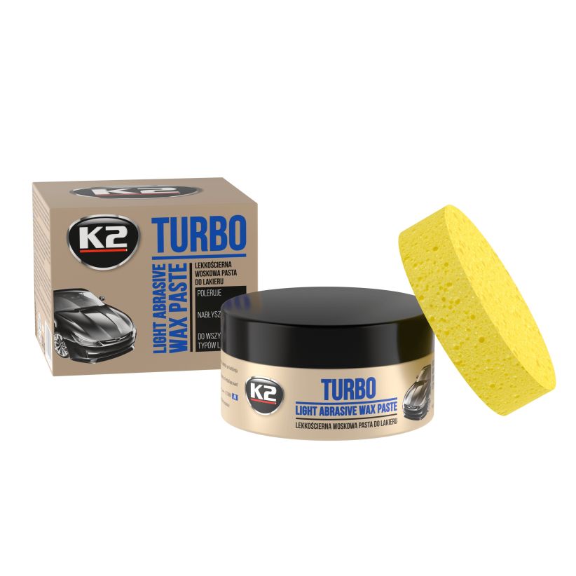 K2 TURBO 250gr - Pastă cu ceara usor abraziva - K004 K2 TURBO 250gr - Pastă cu ceara usor abraziva - Imagine produs K2 Auto Polish & Lustruire