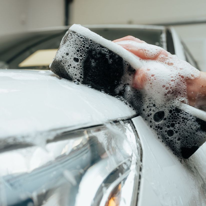 K2 Burete spălare auto cu 2 fete - M462 K2 Burete spălare auto cu 2 fete - Imagine produs K2 Auto Spumă & Detergent