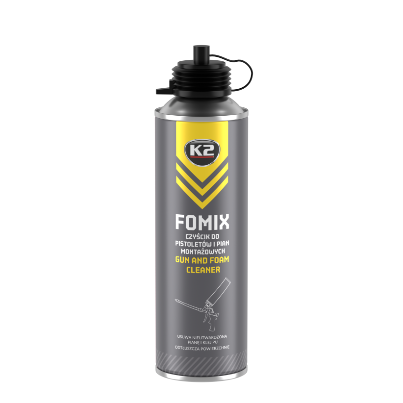 K2 FOMIX 500ml - Agent curatare pistol spuma poliuretanica - B519 K2 FOMIX 500ml - Agent curatare pistol spuma poliuretanica - Imagine produs K2 Auto Constructii