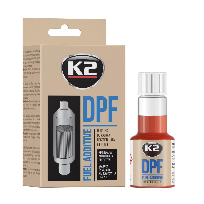 K2 DPF 50ml - Regenerează și protejează filtrele DPF - T316 K2 DPF 50ml - Regenerează și protejează filtrele DPF - Imagine produs K2 Auto Adezivi & Etanșări