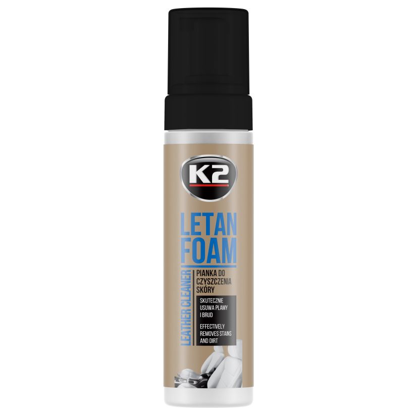 K2 Letan foam 200ml - Spuma pentru curatare piele - K205 K2 Letan foam 200ml - Spuma pentru curatare piele - Imagine produs K2 Auto Tapiterie & Bord & Coliere