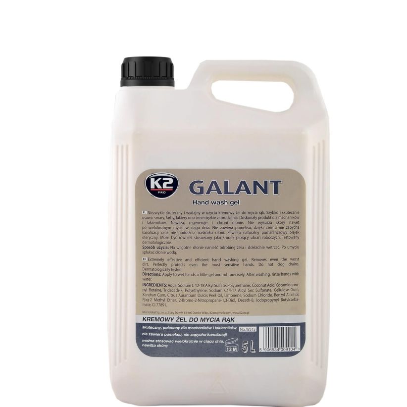 K2 Galant 5L REFILL - Pasta pentru spălarea mâinilor - W515 K2 Galant 5L REFILL - Pasta pentru spălarea mâinilor - Imagine produs K2 Auto Spumă & Detergent