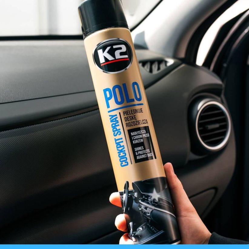 K2 Polo Cockpit 750ml - Protecție bord și plastic K2 Polo Cockpit 750ml - Protecție bord și plastic - Tapiterie & Bord profesional produse auto - K2 Auto