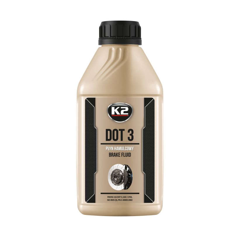 K2 DOT 3 500g - Lichid de frana DOT 3 - T103 K2 DOT 3 500g - Lichid de frana DOT 3 - Imagine produs K2 Auto Aditivi