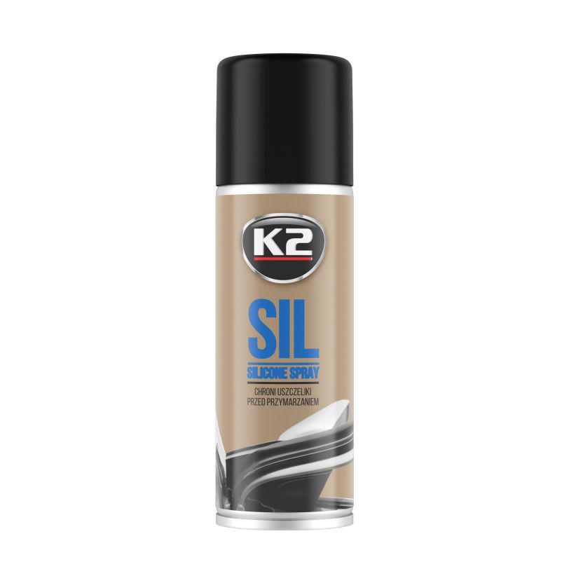 K2 SIL 150ML - Spray siliconic preotectie chedere - K634 K2 SIL 150ML - Spray siliconic preotectie chedere - Imagine produs K2 Auto Lubrifianți & Degripanți & Degresanti