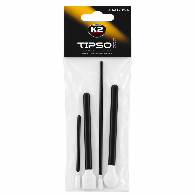 K2 TIPSO PRO - Set bețișoare curățare detailing - D5110 K2 TIPSO PRO - Set bețișoare curățare detailing - Imagine produs K2 Auto Perii & Bureți & Pensule