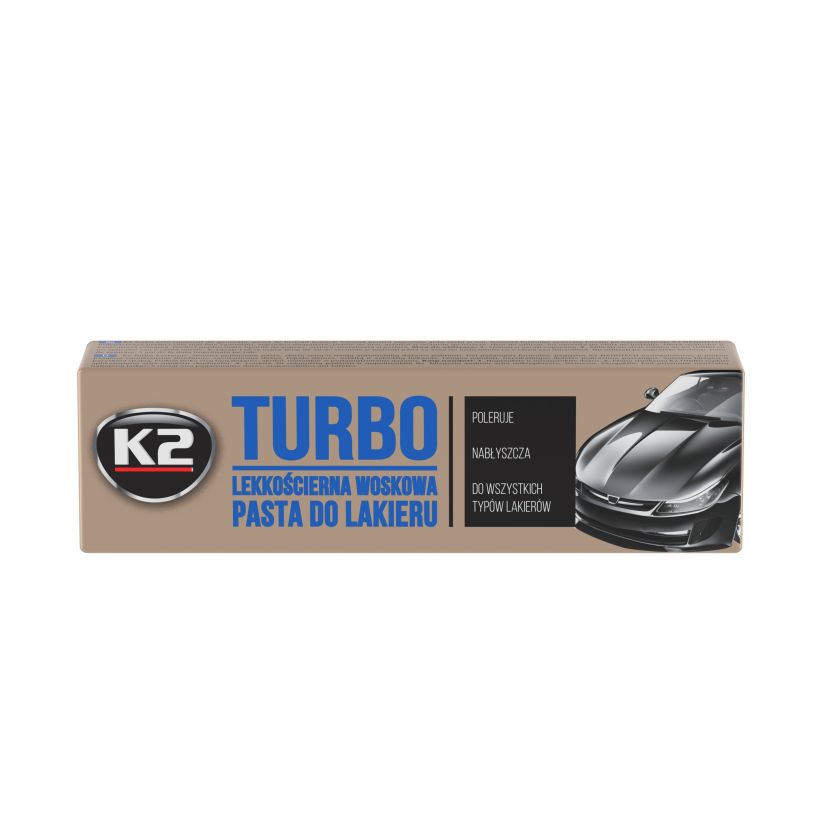 K2 TURBO 120gr - Pastă polish usor abraziva - K001 K2 TURBO 120gr - Pastă polish usor abraziva - Imagine produs K2 Auto Polish & Lustruire