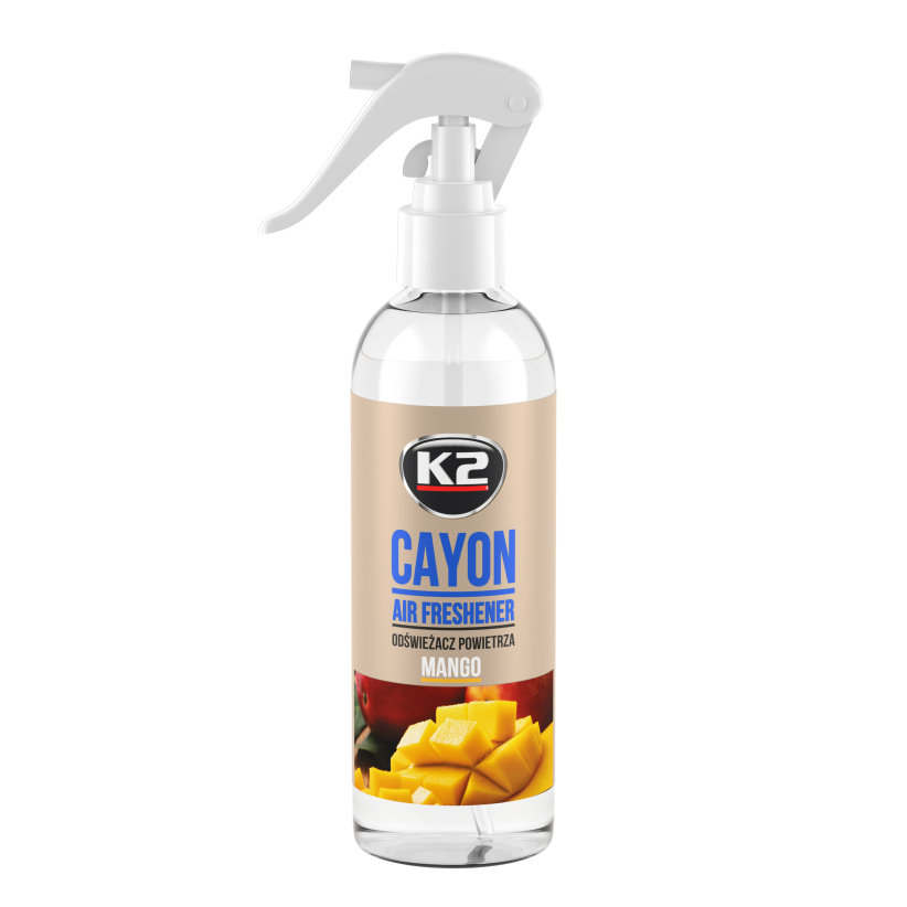K2 CAYON 250ml - Parfum auto cu pulverizator - M117 K2 CAYON 250ml - Parfum auto cu pulverizator - Imagine produs K2 Auto Parfumuri & Climatizare & Odorizanti