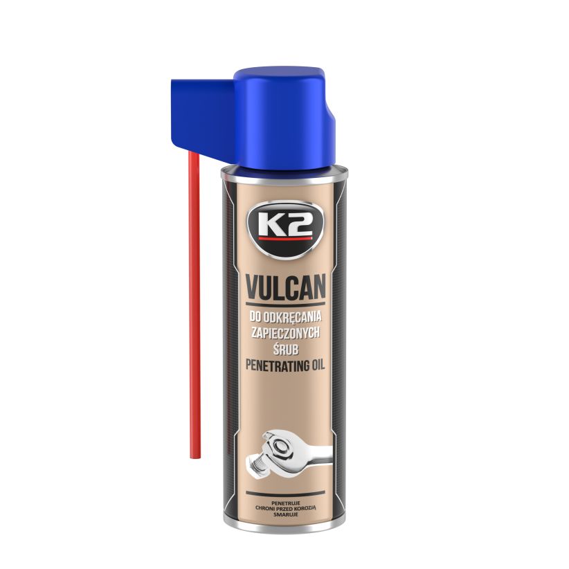 K2 Vulcan 250ml - Spray degripant si lubrifiant - W117 K2 Vulcan 250ml - Spray degripant si lubrifiant - Imagine produs K2 Auto Lubrifianți & Degripanți & Degresanti