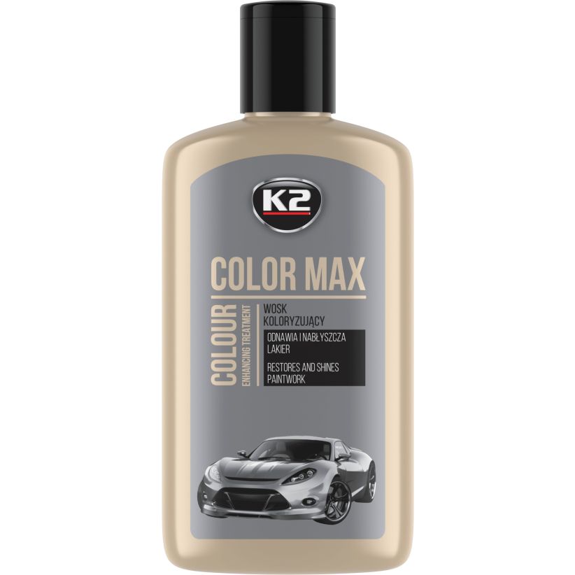 K2 Color Max 250ml - Polish cu ceară colorantă argintie - K020SILVER K2 Color Max 250ml - Polish cu ceară colorantă argintie - Imagine produs K2 Auto Polish & Lustruire