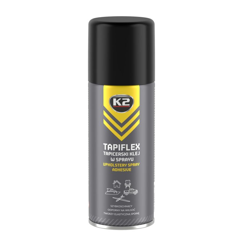 K2 TAPIFLEX 400ml - Spray adeziv prenandez - W170 K2 TAPIFLEX 400ml - Spray adeziv prenandez - Imagine produs K2 Auto Tapiterie & Bord & Coliere