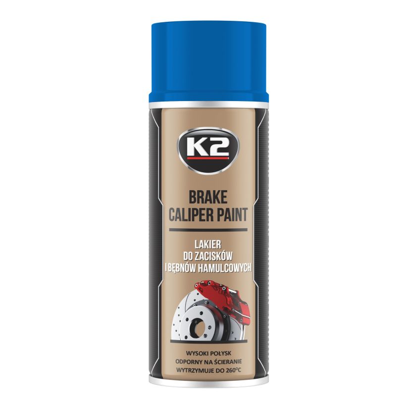 K2 Brake caliper 400ml - Spray vopsea etriere frana albastru - L346NI K2 Brake caliper 400ml - Spray vopsea etriere frana albastru - Imagine produs K2 Auto Vopsele