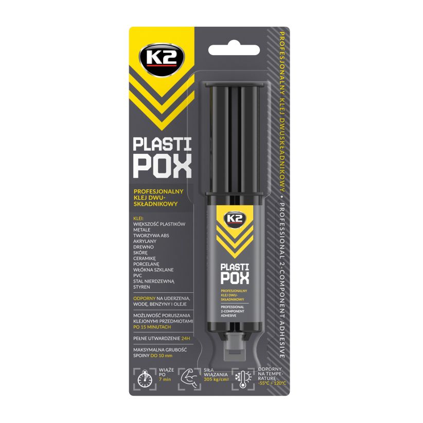 K2 PLASTIPOX 25gr - Adeziv profesional pentru plastic - B478 K2 PLASTIPOX 25gr - Adeziv profesional pentru plastic - Imagine produs K2 Auto Adezivi & Etanșări