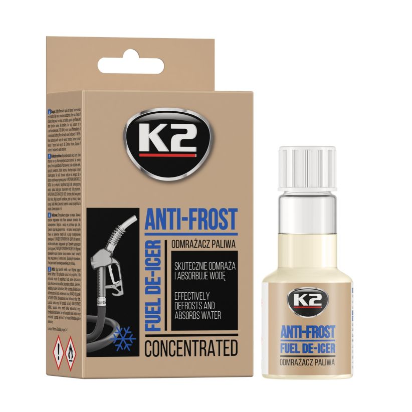 K2 ANTI-FROST 50ML - Aditiv anti-inghet combustibil - T313 K2 ANTI-FROST 50ML - Aditiv anti-inghet combustibil - Imagine produs K2 Auto Aditivi