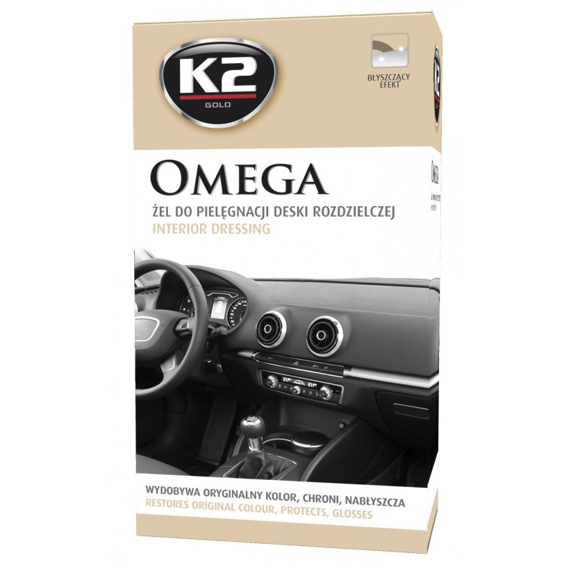 K2 Omega 500 ml - Solutie gel de îngrijire a bordului - G410 K2 Omega 500 ml - Solutie gel de îngrijire a bordului - Imagine produs K2 Auto Tapiterie & Bord & Coliere