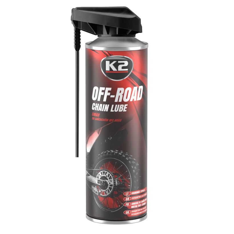 K2 Chain Lube 500ml - Spray lubrifiant pentru lant - W140 K2 Chain Lube 500ml - Spray lubrifiant pentru lant - Imagine produs K2 Auto Lubrifianți & Degripanți & Degresanti