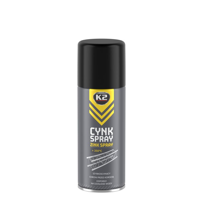 K2 Spray de zinc - 400ml - L350 K2 Spray de zinc - 400ml - Imagine produs K2 Auto Soluții pentru rugină & calcar