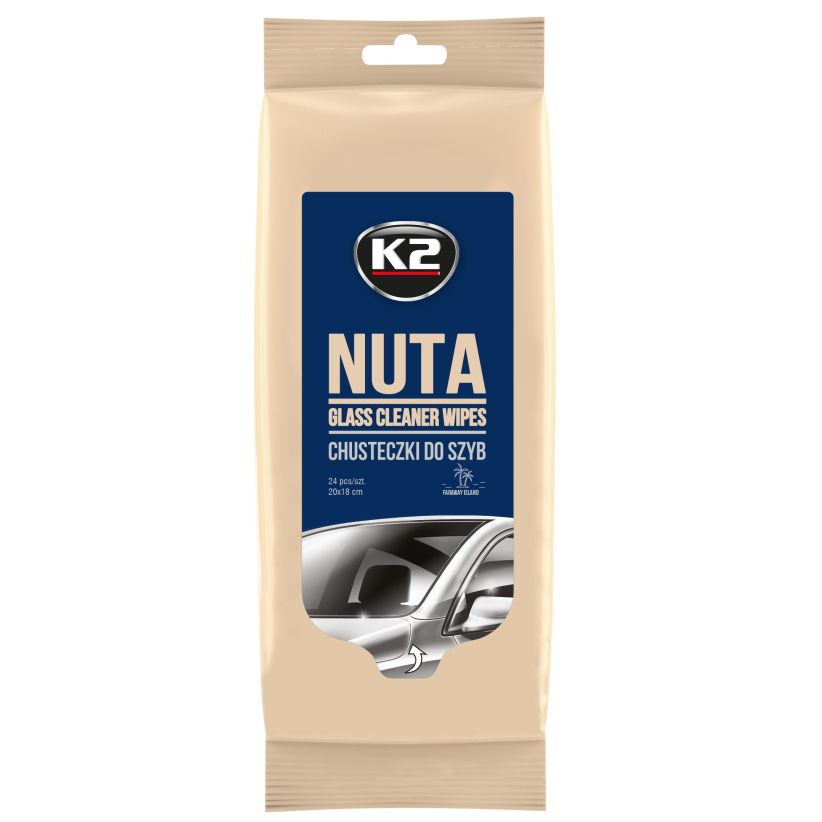 K2 Nuta Wipes - Servetele de curatat geamuri - K500 K2 Nuta Wipes - Servetele de curatat geamuri - Imagine produs K2 Auto Parbriz & Geamuri