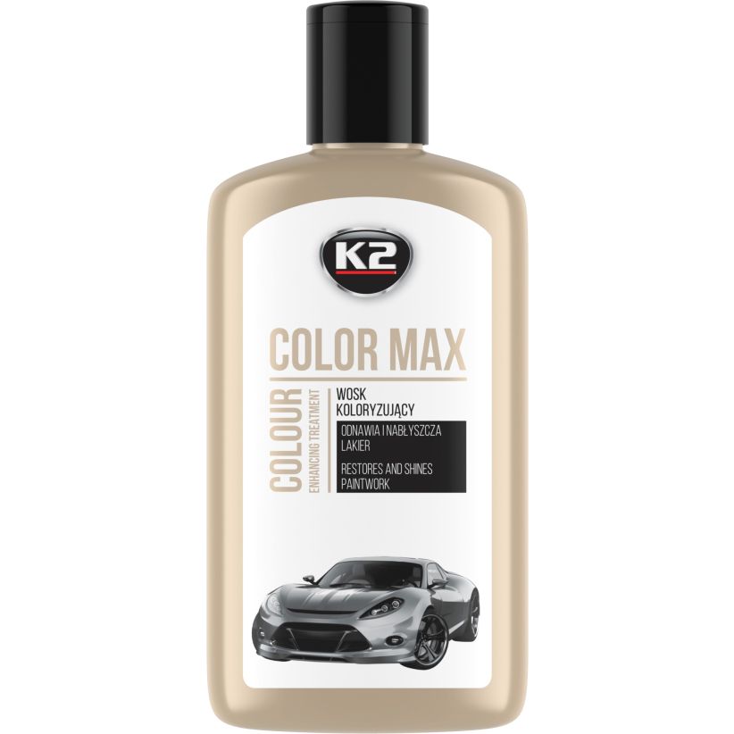 K2 Color Max 250ml - Polish cu ceară colorantă alba - K020WHITE K2 Color Max 250ml - Polish cu ceară colorantă alba - Imagine produs K2 Auto Polish & Lustruire