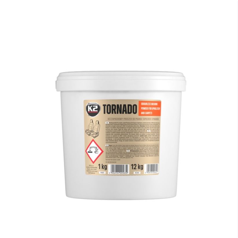 K2 Tornado 12kg - Detergent curatat textile - M285 K2 Tornado 12kg - Detergent curatat textile - Imagine produs K2 Auto Spumă & Detergent