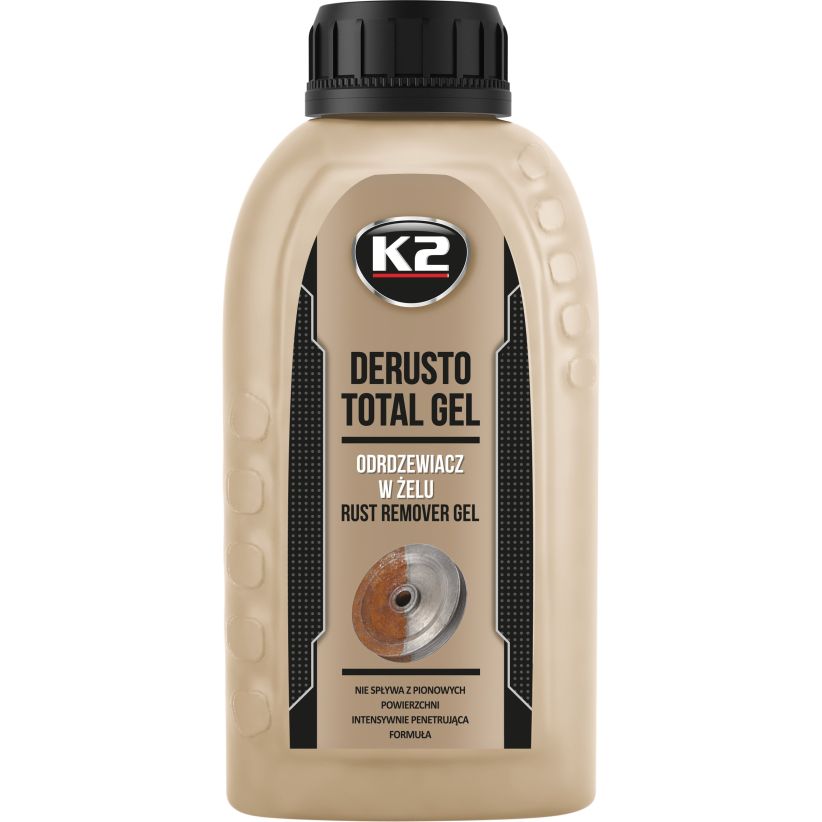 K2 Derusto Total Gel 250ml - Gel indepărtare rugină - L375 K2 Derusto Total Gel 250ml - Gel indepărtare rugină - Imagine produs K2 Auto Soluții pentru rugină & calcar