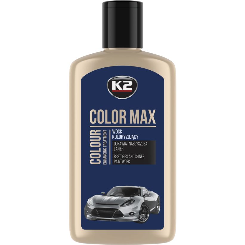 K2 Color Max 250ml - Polish cu ceară colorantă bleumarin - K020DARKBLUE K2 Color Max 250ml - Polish cu ceară colorantă bleumarin - Imagine produs K2 Auto Polish & Lustruire